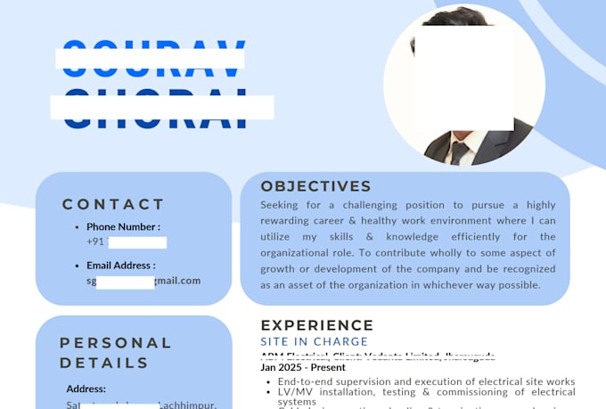 create professional resume, CV and office documents